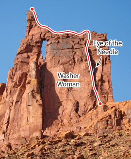 In Search of Suds, Desert Towers Route Photo